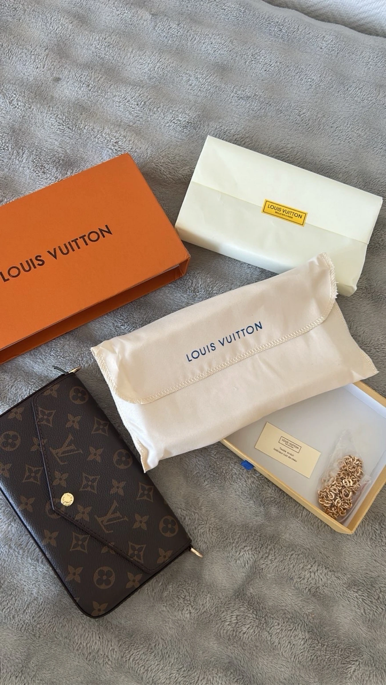 Pochette Félicie Monogram + accesorios – photo 3